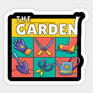 Garden gardening plants flowers tool park Sticker